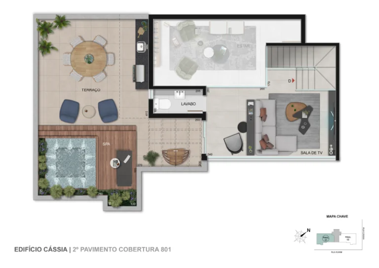 Planta Cobertura 2º Nível